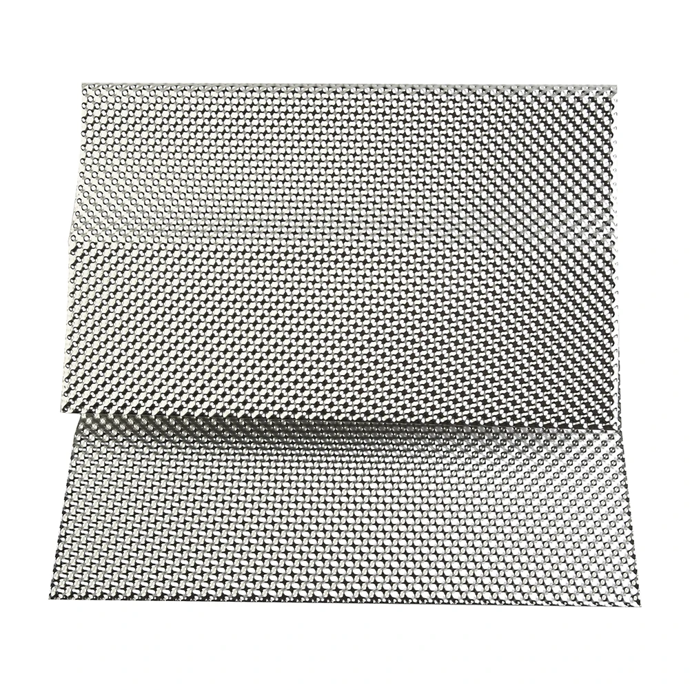 300X500 мм теплозащитный экран выхлопного коллектора с тиснением 20 "x 28" алюминиевый тепловой экран турбоколлектор выхлопные детали мотоцикла