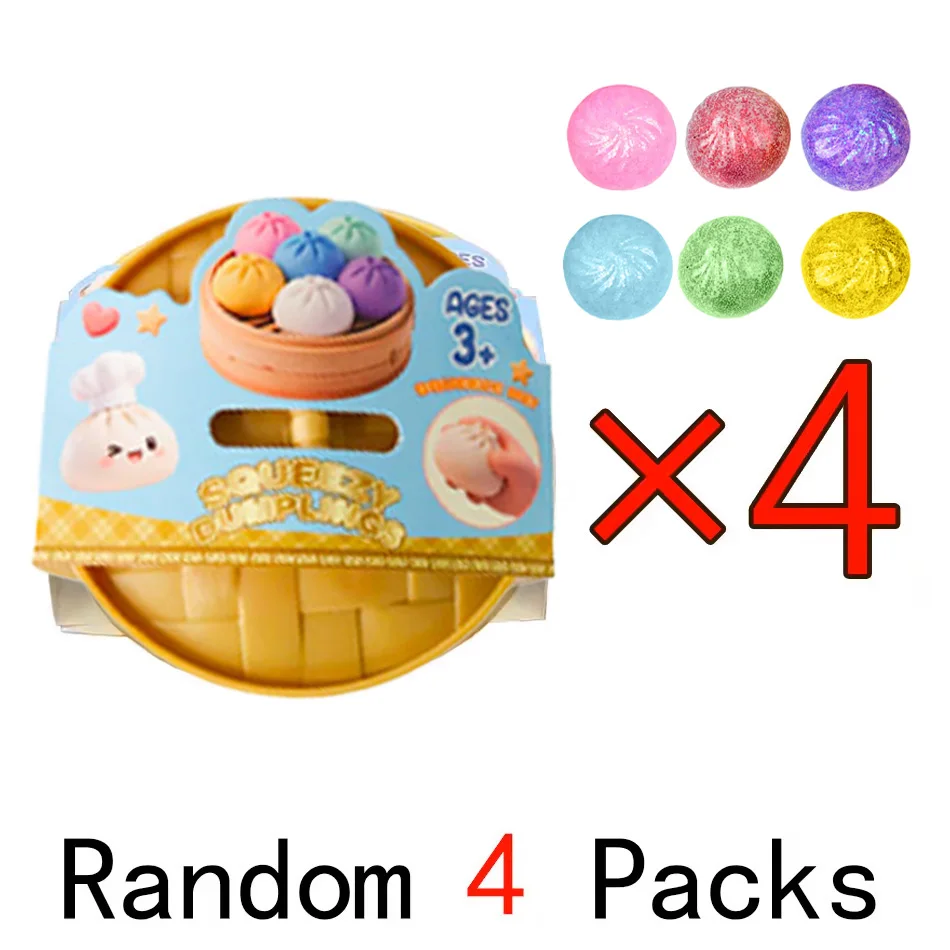 Grote Dumpling Squishy Stressballetjes met Stoomfunctie Herbruikbare Rebound Knijpverlichters Speelgoed Deegbal Kantoor Cadeaus - afbeelding 1