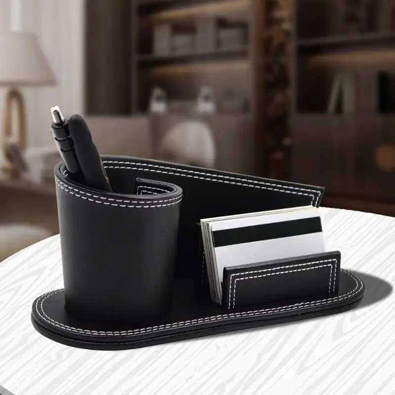 Pen Holder Desk Organizer Stationery 2021 for School Supplies Desktop Office Accessories Pencil Holder Brush Stand view 3