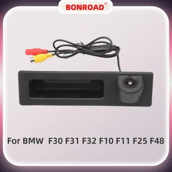BONROAD-cámara de visión trasera para coche, videocámara de aparcamiento con visión nocturna para BMW serie 5, F10, F11, Serie 3, F30, F31, F32, X3, F25 1
