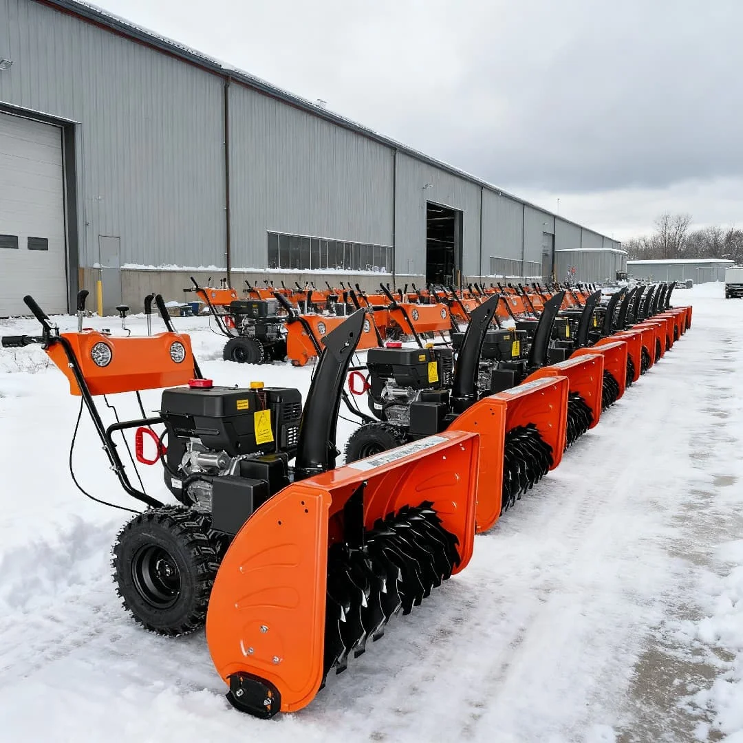 Hand-pushed Small Snowplow, Multi-functional Property Road Snow Clearing Artifact, Ride-on Snow Removal Truck