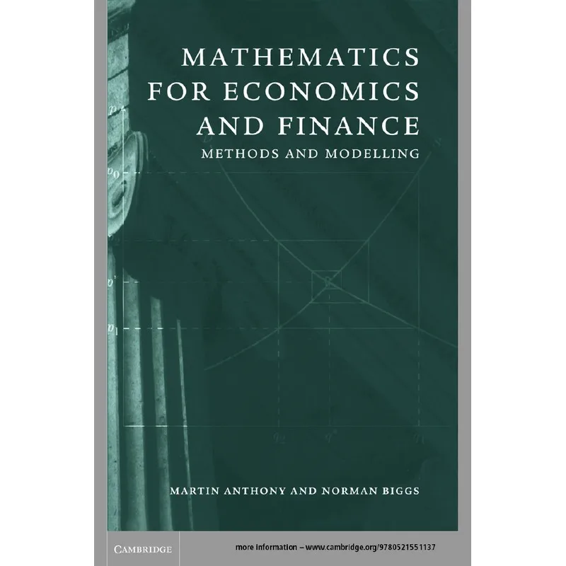 

Mathematics For Economics And Finance