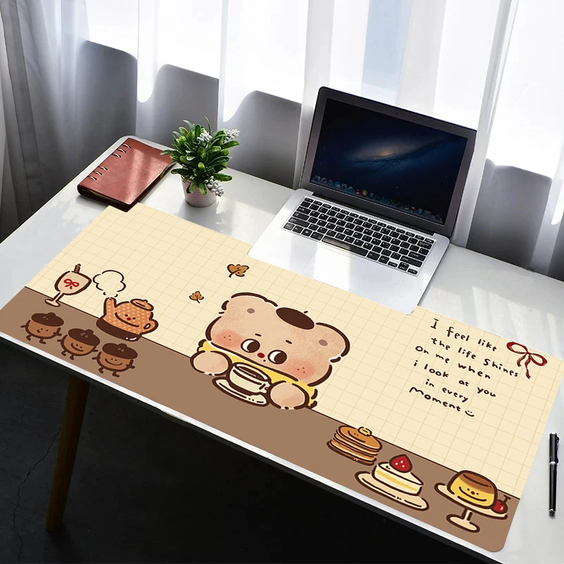 

Mouse Pad PC Non Slip Rubber Cartoon Mousepad Laptop Gamer Cabinet Keyboard Pad Office Computer Gaming Desk Baby Bear Mouse Mat