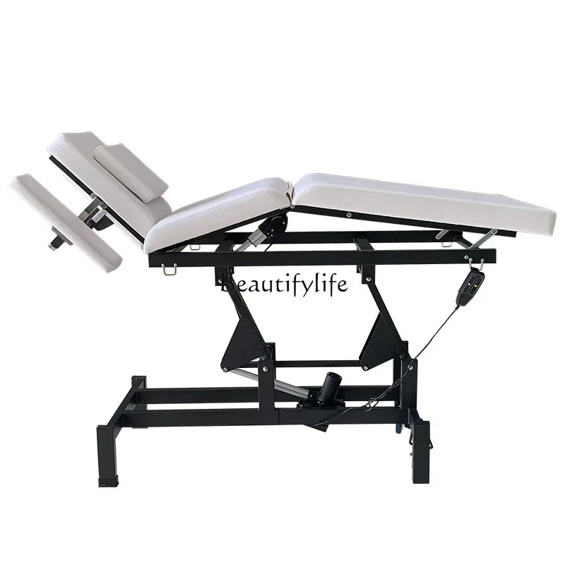 Electric Beauty Bed Bone Setting Physiotherapy Chiropractic Rehabilitation Treatment Massage Tattoo Bed for Tuina Lifting Chair