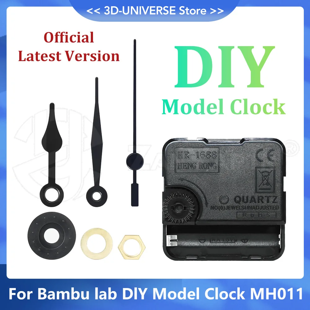 For Bambu Lab Clock MH011 Maker's Supply Model Hardware Clock Components Kit 011 Bambulab 3D Printing Creative Models