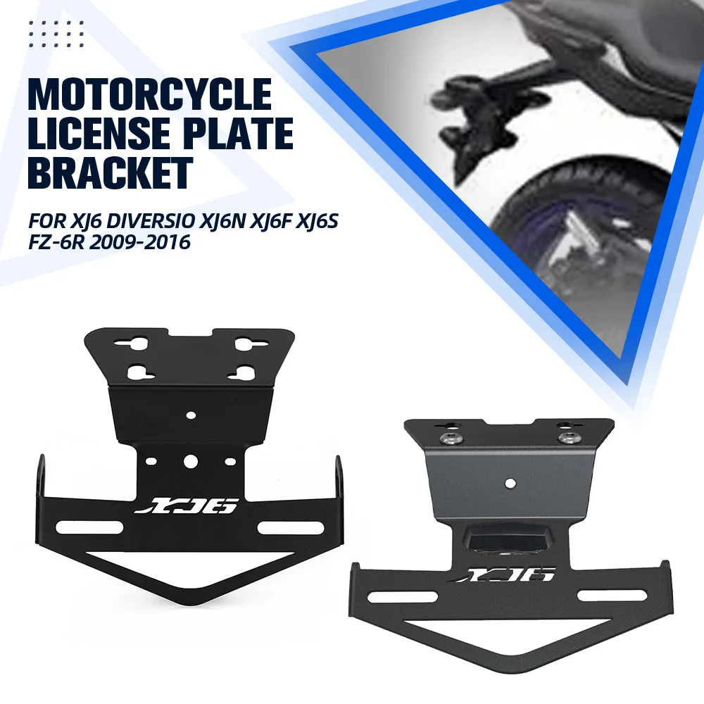 

Motorcycle License Plate Holder Tail Light Bracket Tidy Fender Eliminator For Yamaha FZ6R XJ6 Diversion XJ6N XJ6F 2009-2015 2016