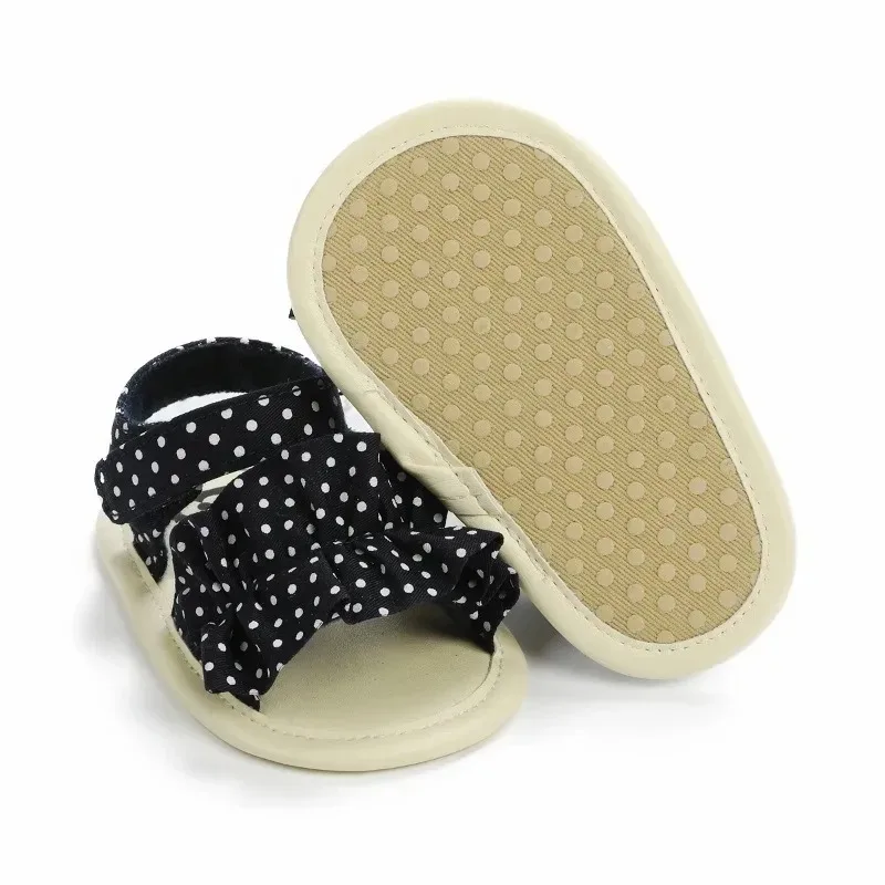 صنادل أطفال للأميرة قابلة للتنفس أحذية داخلية مضادة للانزلاق للأطفال بعمر 0-1 سنة أحذية صيفية رائعة سهلة الارتداء أحذية للأطفال الصغار