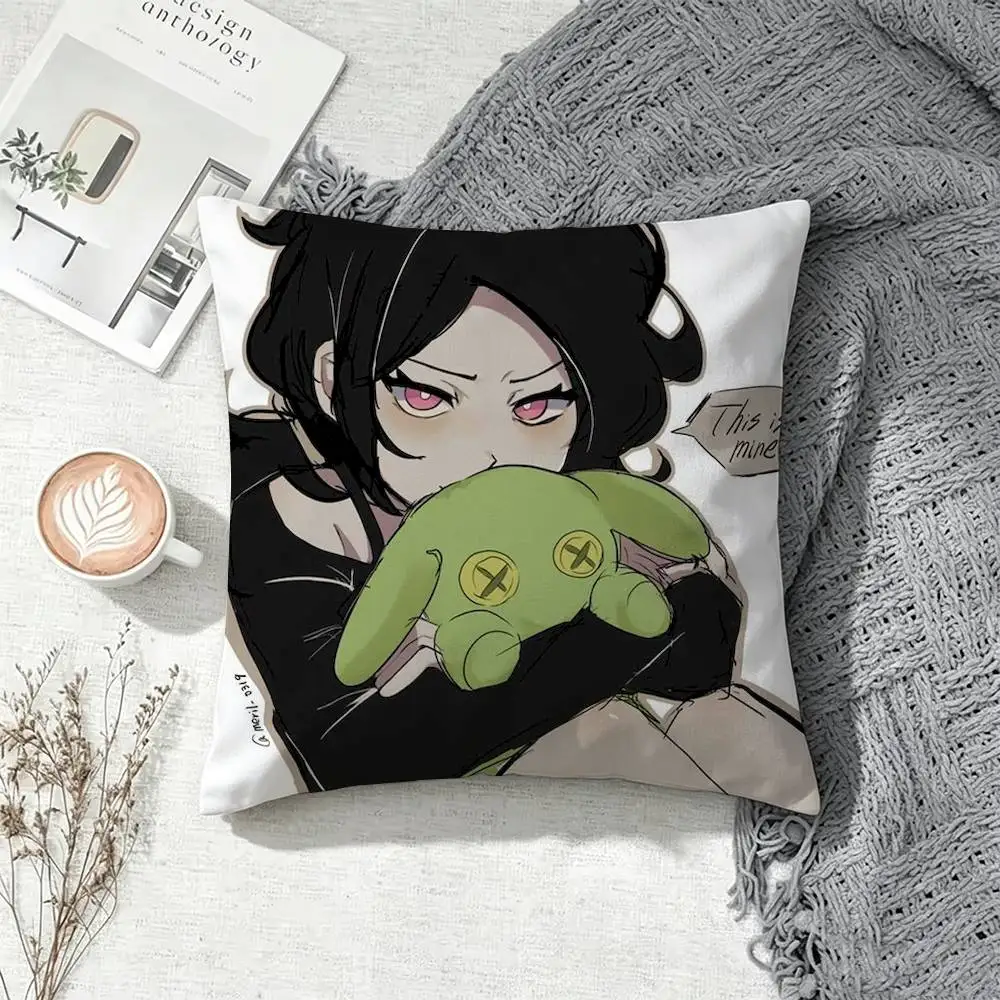 Ashley Graves Leyley Coffin  Square Double-Sided Printed Pillow Case Sofa Cushion Cover Bedroom Bedside Decor