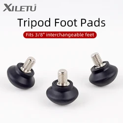 XILETU Universal Anti-slip 3/8 Inch Thread Rubber Tripod Foot Spikes Camera Monopod Replacement Feet Pad Photography Accessories