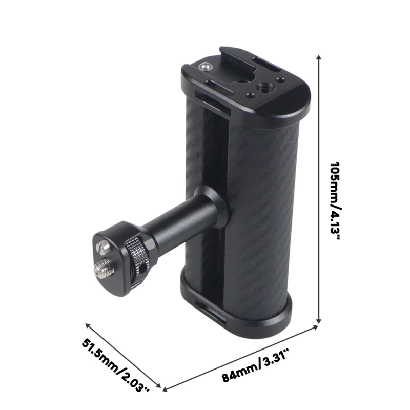 Aluminum Side Handle Adjustable Handgrip Grip 1/4\