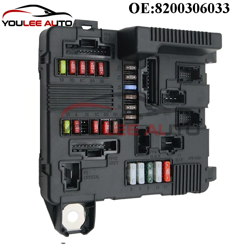 New 8200306033 8200306032 5118399300 8200262385 Engine Fuse Box For Renault Megane II Scenic Auto Parts