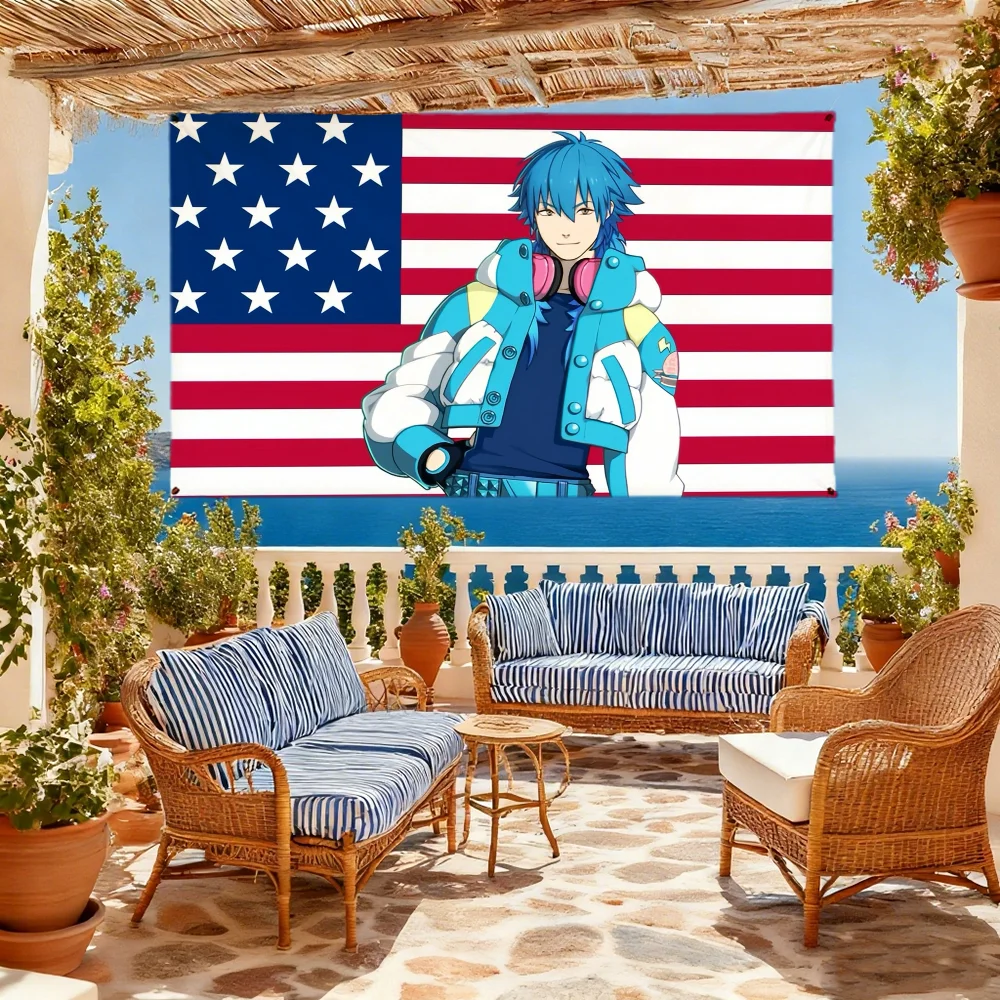 A-aobA-a CARTOON S-seragaki flag Durable Outdoor Indoor Patio Festive Decoration Classic Design Pole Wall Room Banner