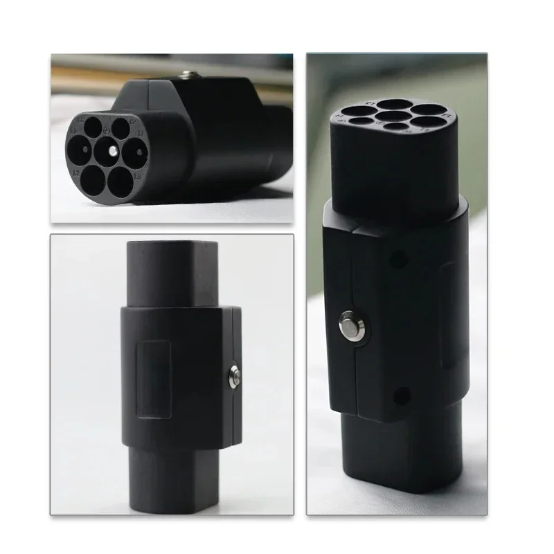 Adaptateur Vope2 vers GBT pour voitures électriques, 7,2 kW, 22kW, compatible avec le chargeur de type 2, prise de charge GB/T chinoise