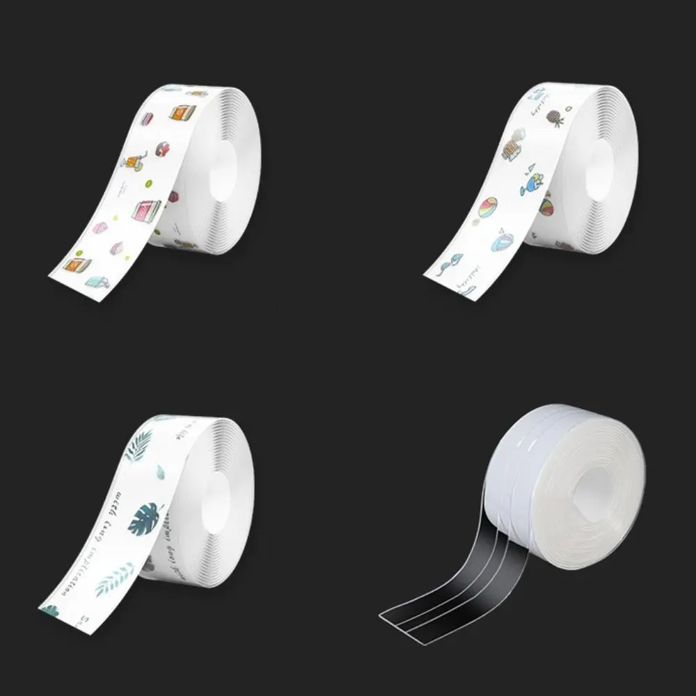 

Toilet Waterproof Sealing Strip Tape Transparent Tape Self Adhesive Nano Tape Decor Gap Strip Mould Proof Tape Sink