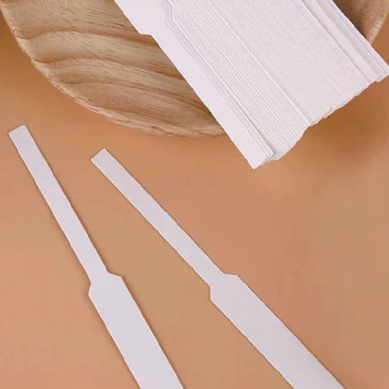 

100pcs Perfume Test Paper Strips Portable Fragrance Aromatherapy Paper Perfume Essential Oil Testing Strip 130*12mm