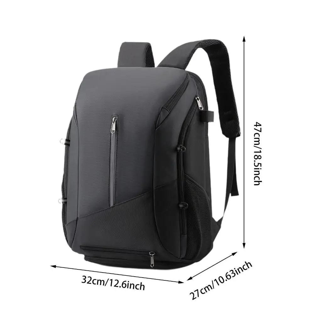 Waterproof Basketball Student Backpack Large Capacity Zipper Closure Baseball Badminton Bag Professional with Shoe Compartment