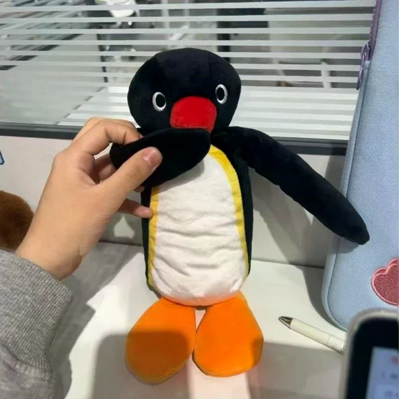 

Cartoon Cute Penguin Plush Pencil Case Large Capacity Students Stationery Supplies Storage Bag Gifts