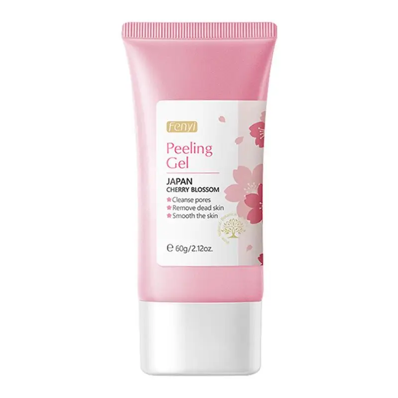 Face Peeling Gel Cherry Blossom Deep Cleansing Gel Facial Scrub Dead Skin Remover Skin Brightening Gel Facial Peel Face