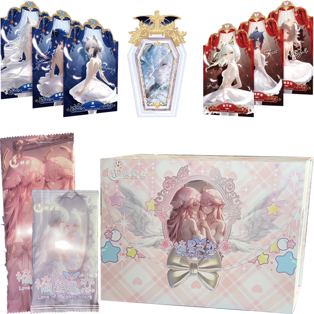 Wholesale 2025 New  Love Of Picking Star Goddess Story Collection Card Waifu Booster Box ACG TCG CCG Doujin Toys Hobby Gift