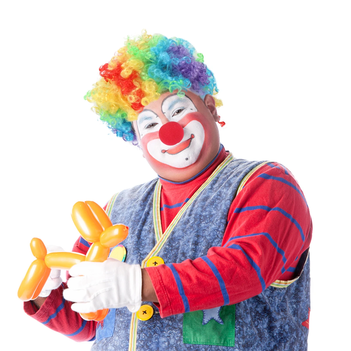 

1 set 1 Set Adult Clown Costume Colorful Shoes Halloween Birthday Party Cosplay Dress Up Props Clown