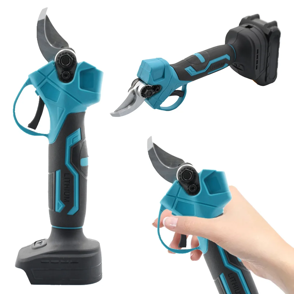 

Cordless Electric Garden Scissors Rechargeable Tree Branch Cutter Fruit Tree Bonsai Pruner Garden Tool for Makita 21V Battery