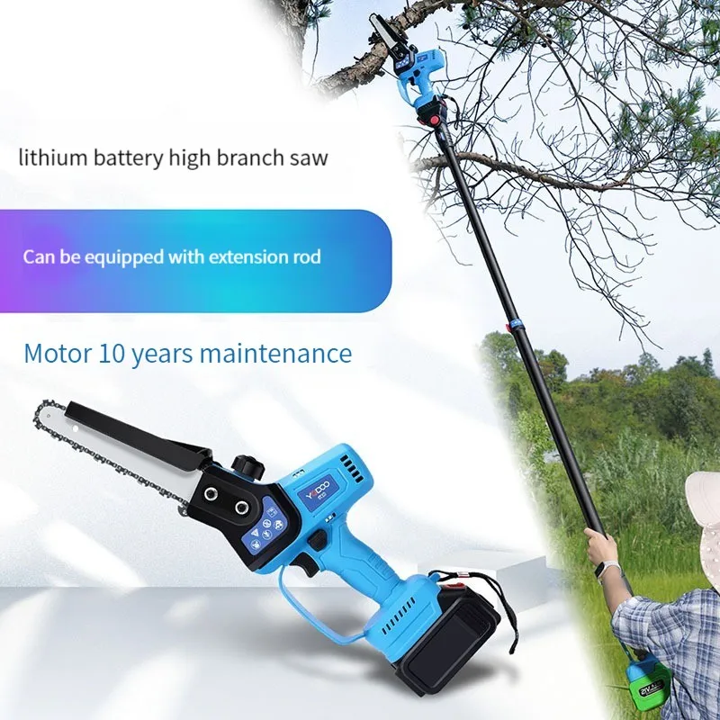 

Electric High Branch Saw Rechargeable Electric Saw High-altitude Saw Lithium Electric Telescopic Garden Pruning Saw