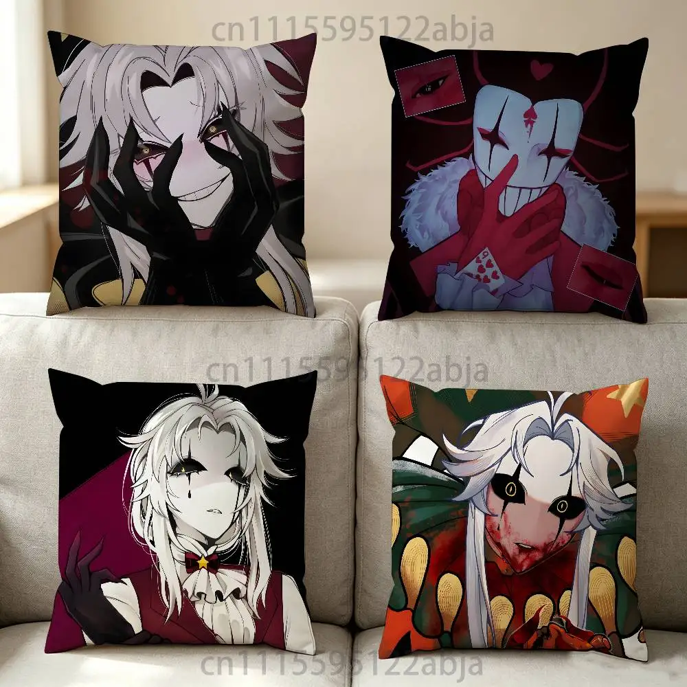 C-Clownpierce Danger Clown Throw Pillow Case 50x50cm DIY Square Pillowcase Square Office Cushion Cover