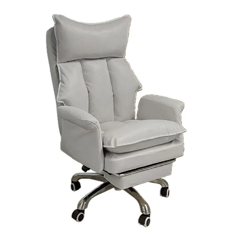 Household lazy sofa chair for girls, comfortable and sedentary reclining office chair