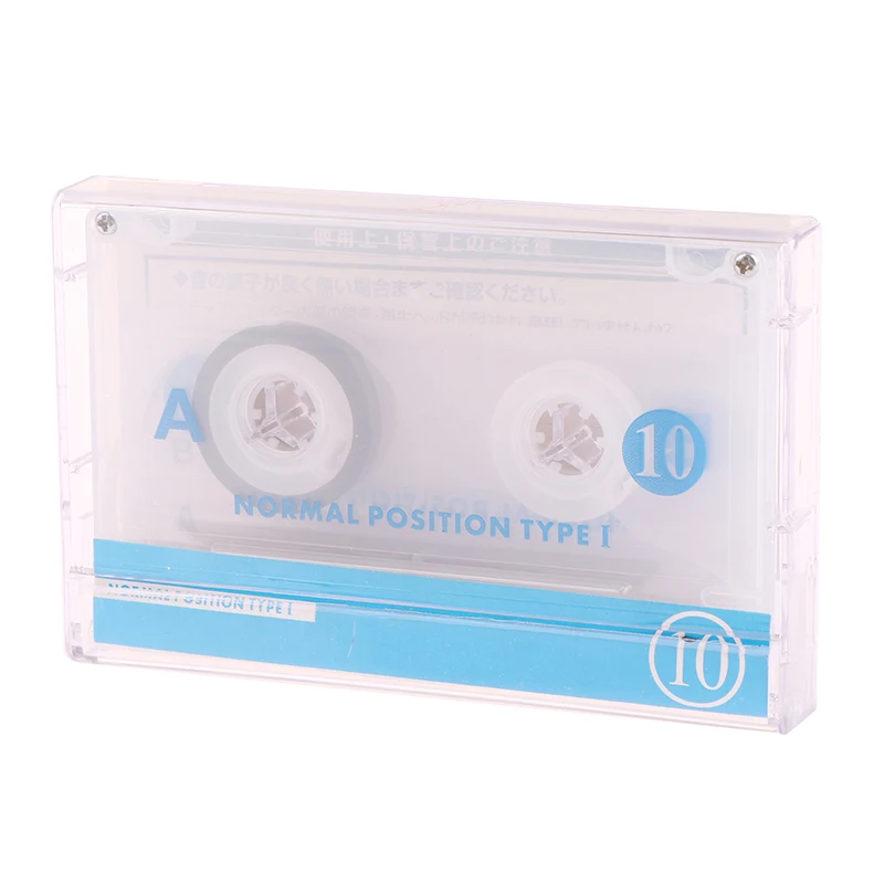 1x Standard Cassette Blank Tape Recorder Player Empty Tape With 10 Minutes Magnetic Audio Tape For Voice Music Speech Recording