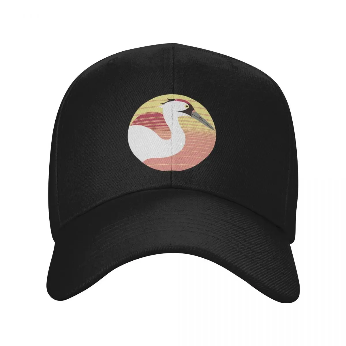 Whooping Crane (Grus americana) - Endangered Bird Baseball Cap Wild Ball Hat Rugby Sunscreen Sun Cap Women Men's