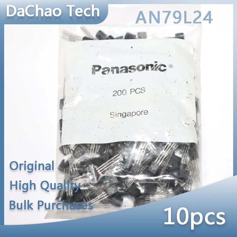 10pcs AN79L24 24V 100mA PANASONIC Three Terminal Regulator Transistor TO-92 Original New