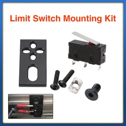 CNC Machining Micro Limit Switch Kit with Mounting Plate Miniature Limit Switch Mounting Plate for 3d printer CNC Router Machine