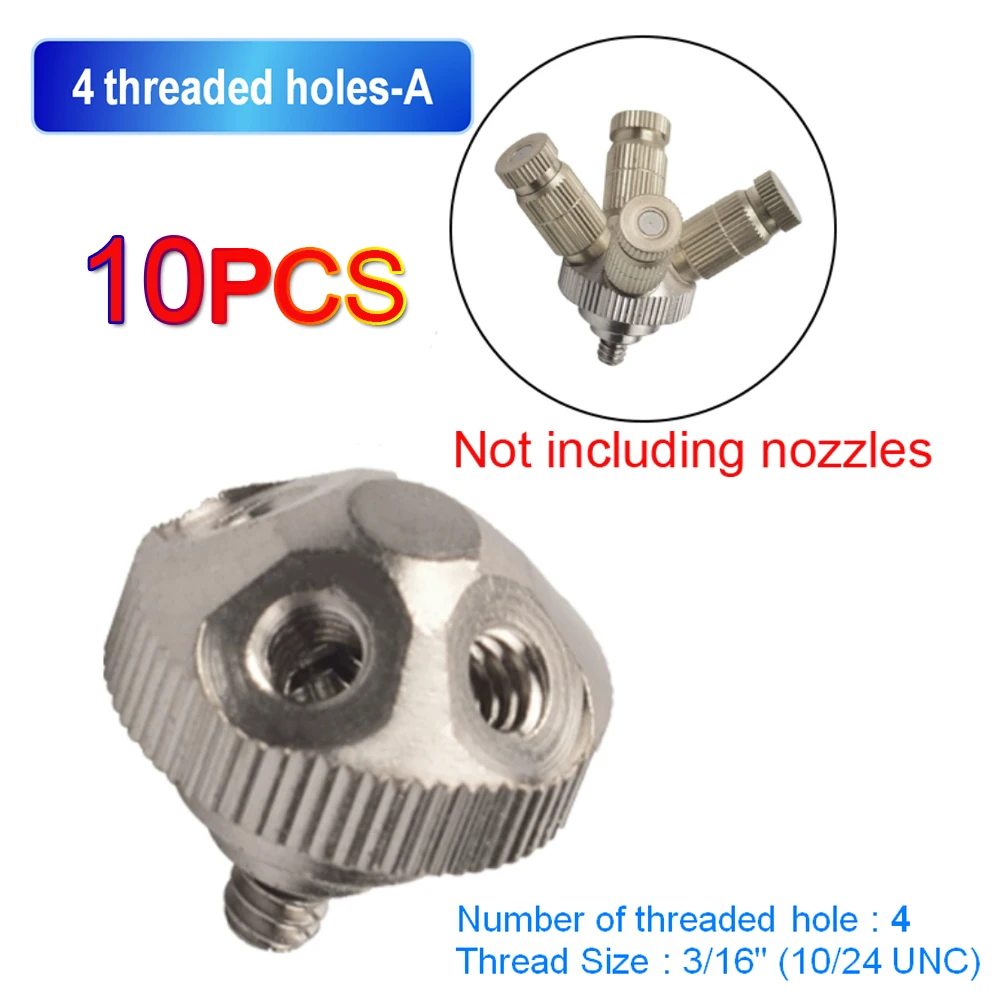 10 قطعة 3/16 "الدفع السريع في موصل OD 9.52 مللي متر اقتران الأنابيب ارتفاع ضغط التغشية الري المشهد نظام التبريد تركيبات #1