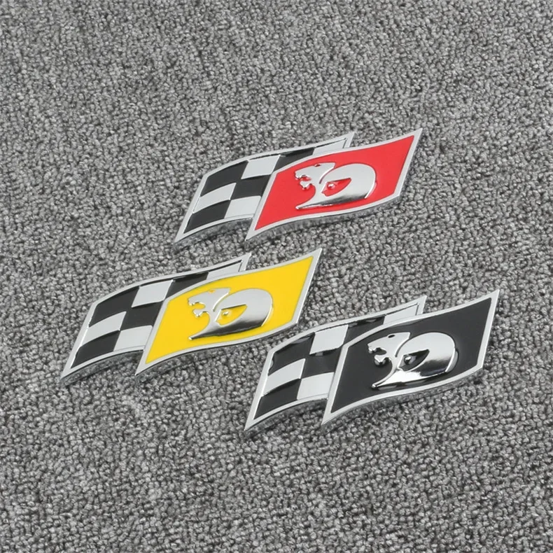 ثلاثية الأبعاد المعادن الأسد العلم شارة مصبغة شعار الديكور الخلفي الجذع ملصقات ل هولدن شعار كابتيفا كومودور كولورادو Hsv ستيتسمان #2