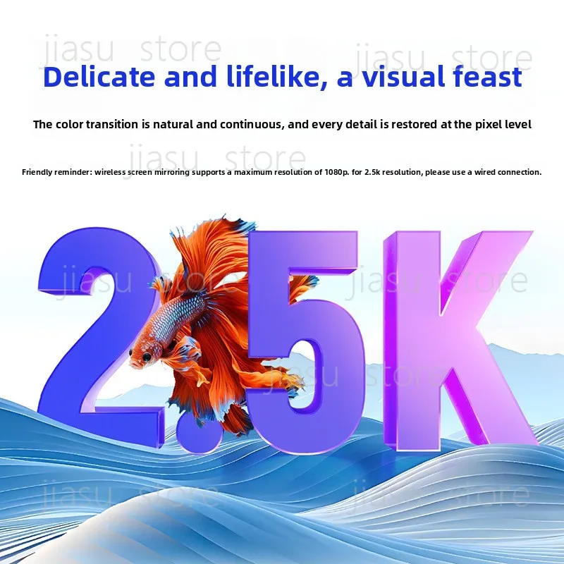 17.3 Inch 2.5K Portable Monitor, Wireless Screen Cast Display, External Extended Screen for Laptop PC Connection
