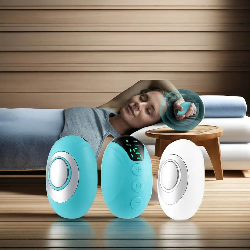 

Handheld CES Sleep Aid Microcurrent EMS Pulse Device Hypnosis Insomnia Mental Stress Pressure Relief Anxiety Eliminat Relax