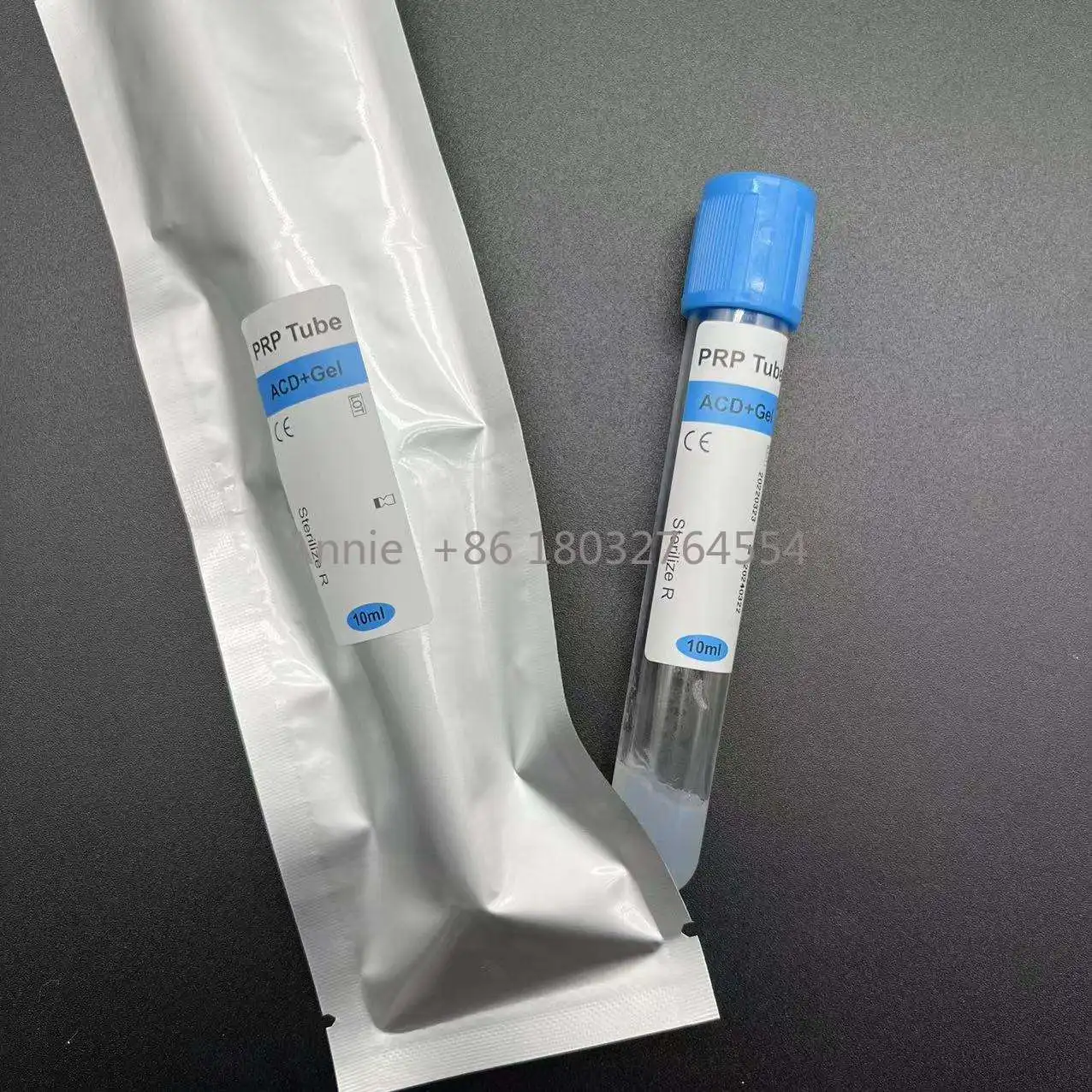 

ПЭТ-тубы для роста волос на лице, PRP 10 мл, 12 мл, 15 мл, с гелевой добавкой ACD, для PRF-процедур