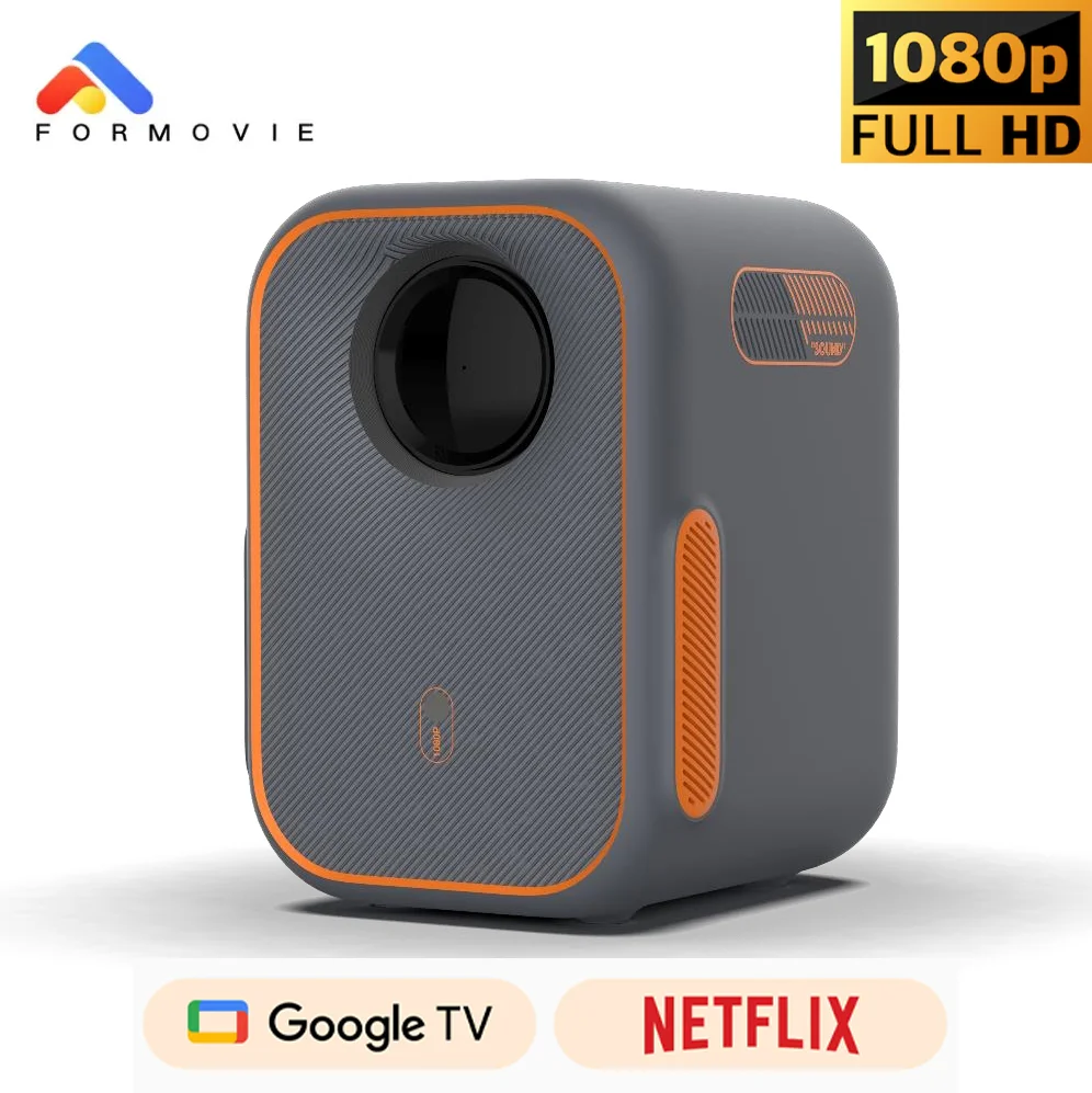 

Formovie 2024 New Xming Episode One 1080P Smart Mini Projector Full HD Portable Google TV Home Theater Projector with Netflix