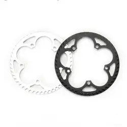 Aluminum Alloy Chainring For Folding Bicycle, Chain Wheel Platters, Crankset, BMX Bike Part, 50T Crankguard, 130 AL7075