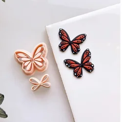 MONARCH BUTTERFLY EMBOSSED Polymer Clay Cutter | Fall Cutters | Boho | Summer Cutters | Animal Cutters | Butterfly Cutter |