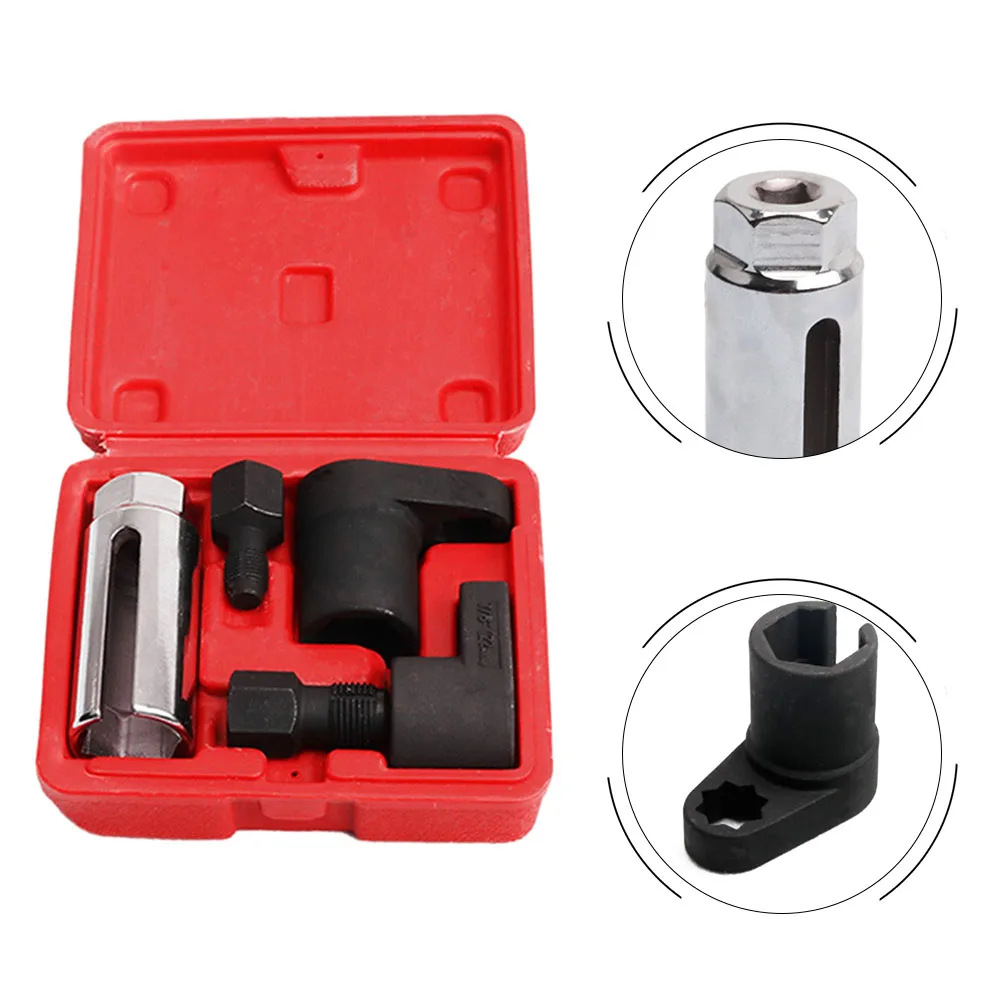 5 Pieces Sensor Socket Wrench 22mm 1/2 Inch 3/8 Inch Drive Removal Installation Drive Socket Wrench Repair Special Tool Socket