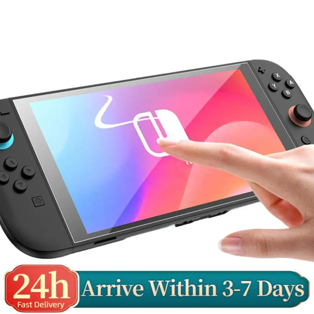 Game Console Protector No Dust Anti-Scratch Screen Films HD Screen Protect Film NS2 Screen Protector Installation Kit