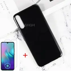 Transparent Phone Case For Tecno Phantom 9 AB7 Case Silicon Back TPU Cover For Tecno Phantom 9 Tempered Glass Screen Protector