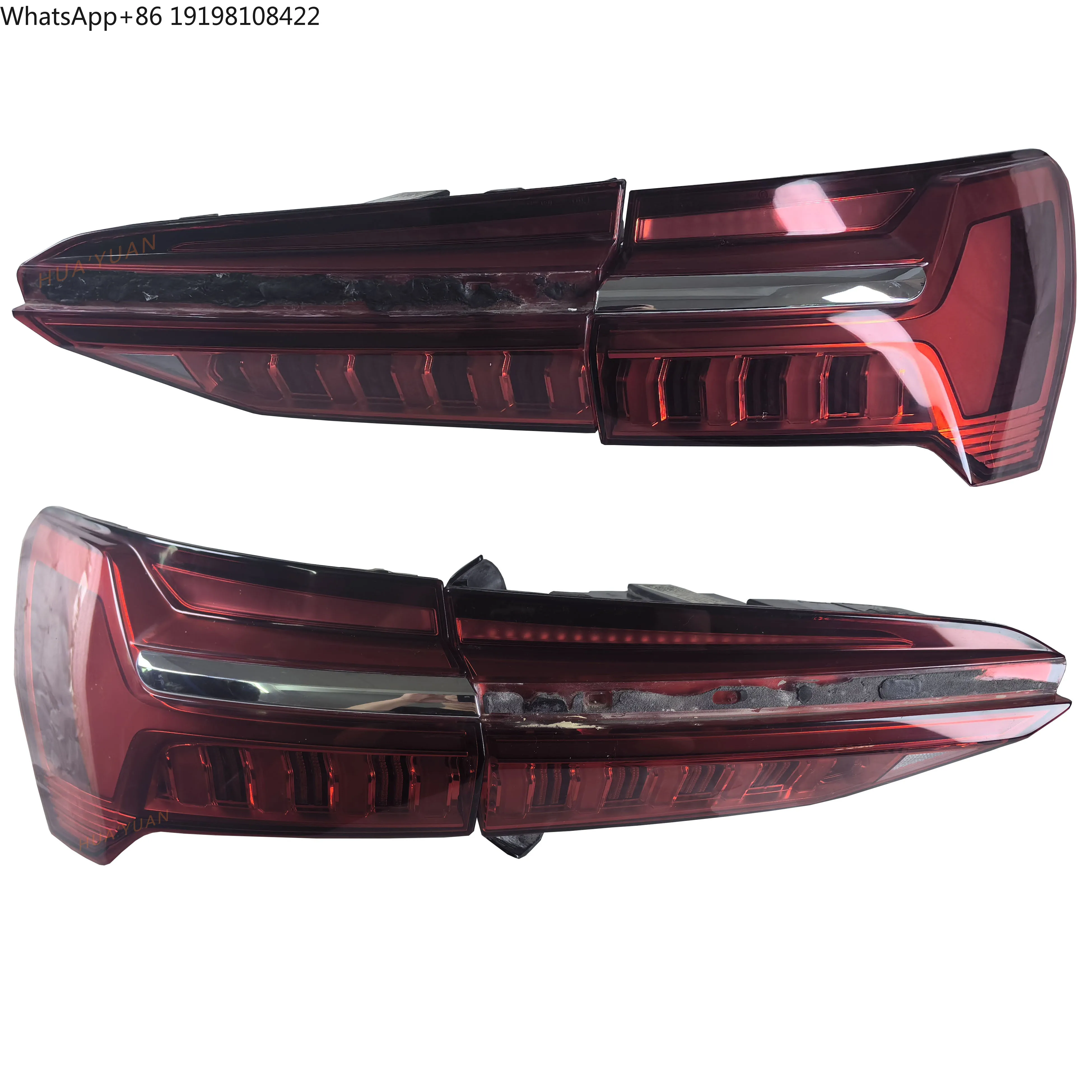 

High Quality Original A6 C8 Accessories for Audi A6 C8 LED Taillights Assembly 2019-2023 Brake and Turn Warning Lights
