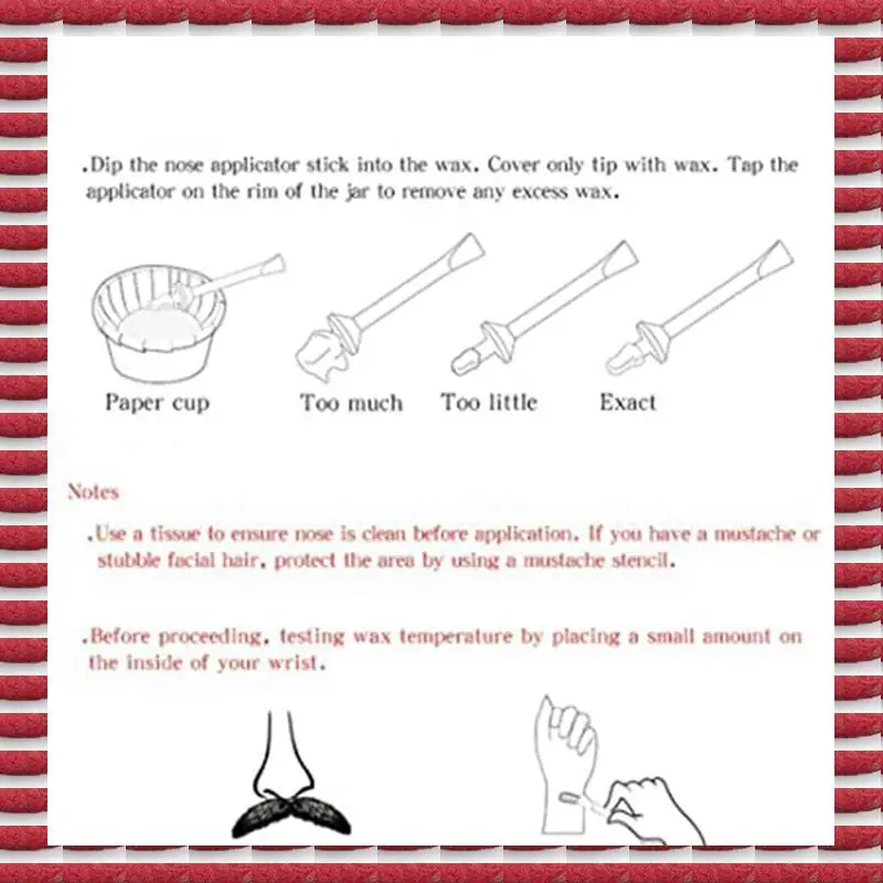 

A97G 240 шт., воск для носа, аппликатор, шпатели, пластиковые полоски для вощения в носу, чистка носа, брови, удаление волос в носу