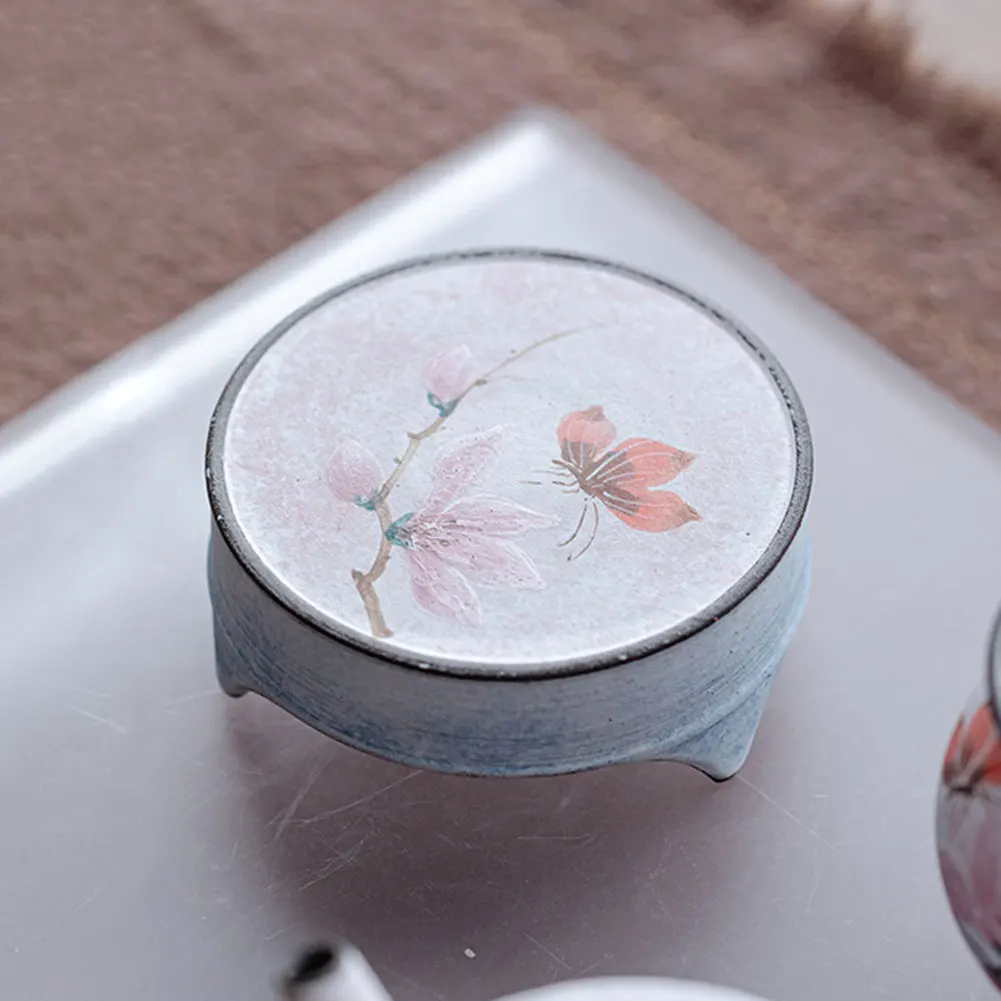 Retro Teekannendeckelhalter Retro Teetasse Zubehör für Teeliebhaber