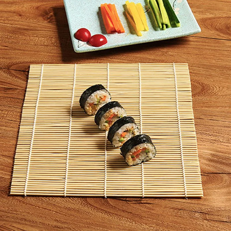 

Sushi Set Bamboo Rolling Mats Rice Paddles Tools Kitchen Diy Accessories