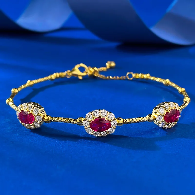 

Jewelry New S925 Silver Bracelet Ribbon Ruble Elastic Bangle