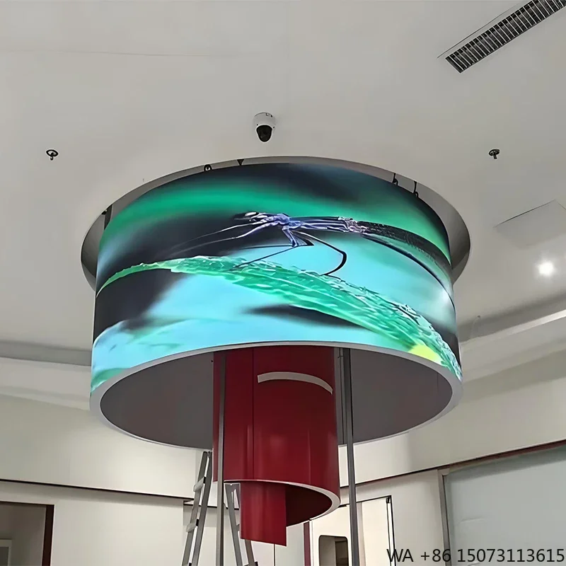 

Indoor Foldable Flexible 8K Resolution IP55 Waterproof Curved P2.5 Full Color LED Display Panel Digital Advertising Board 5-Year