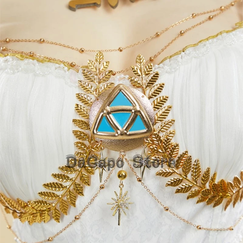 Белое длинное платье богини, наряд для косплея священницы, танцовщица, косплей, женская одежда, Греция, классическая мифологическая ролевая игра на Хэллоуин